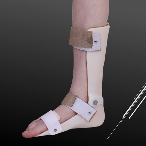 AFO Support Brace for Flaccid Foot Drop Foot with MoldableTremble Footplate Left