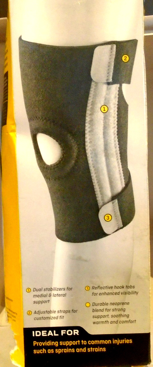 3M Futuro Knee Performance Stabilizer Brace Adjustable Moderate Support 13-17.5”