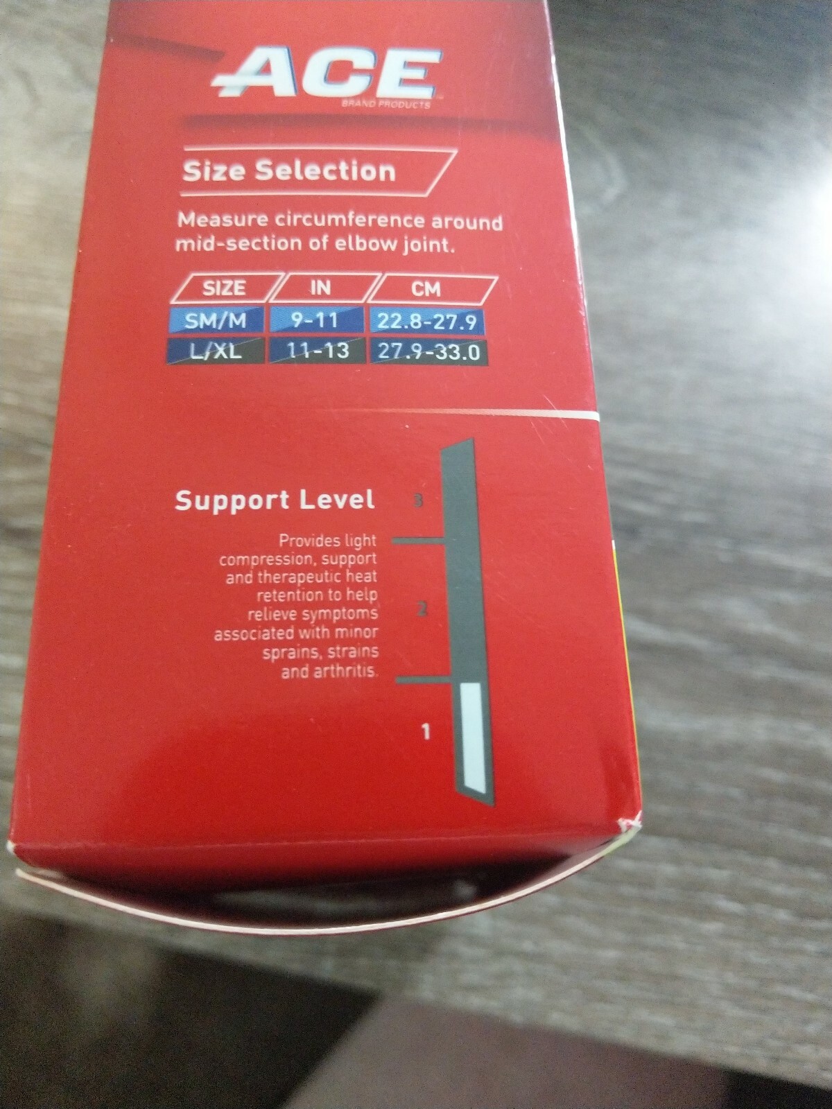 Ace Elasto-Preene Compression Elbow Support, Small/medium. New