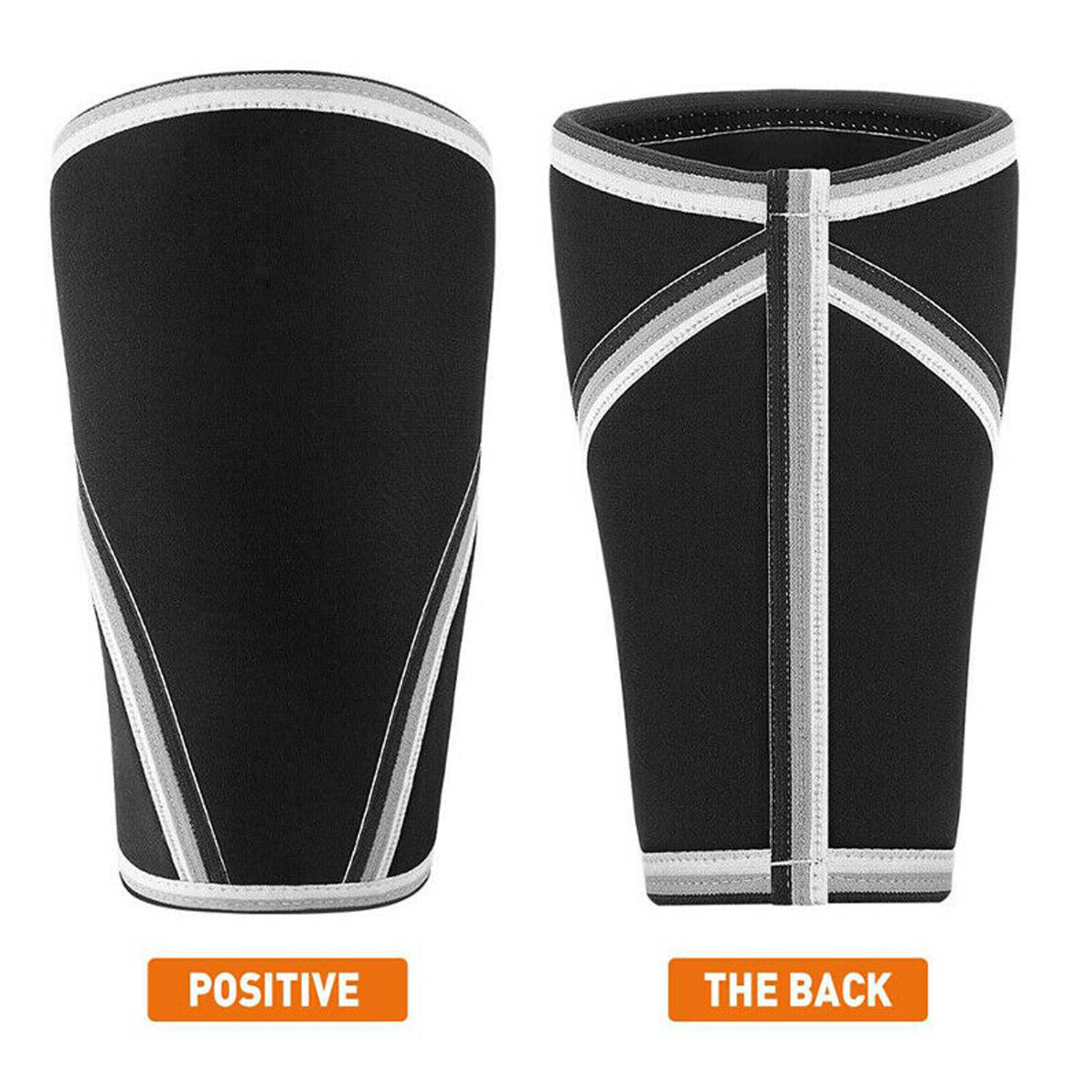 Heavy Duty Knee Support Brace 7mm Sleeves Joint Weightlifting Crossfit Squats US