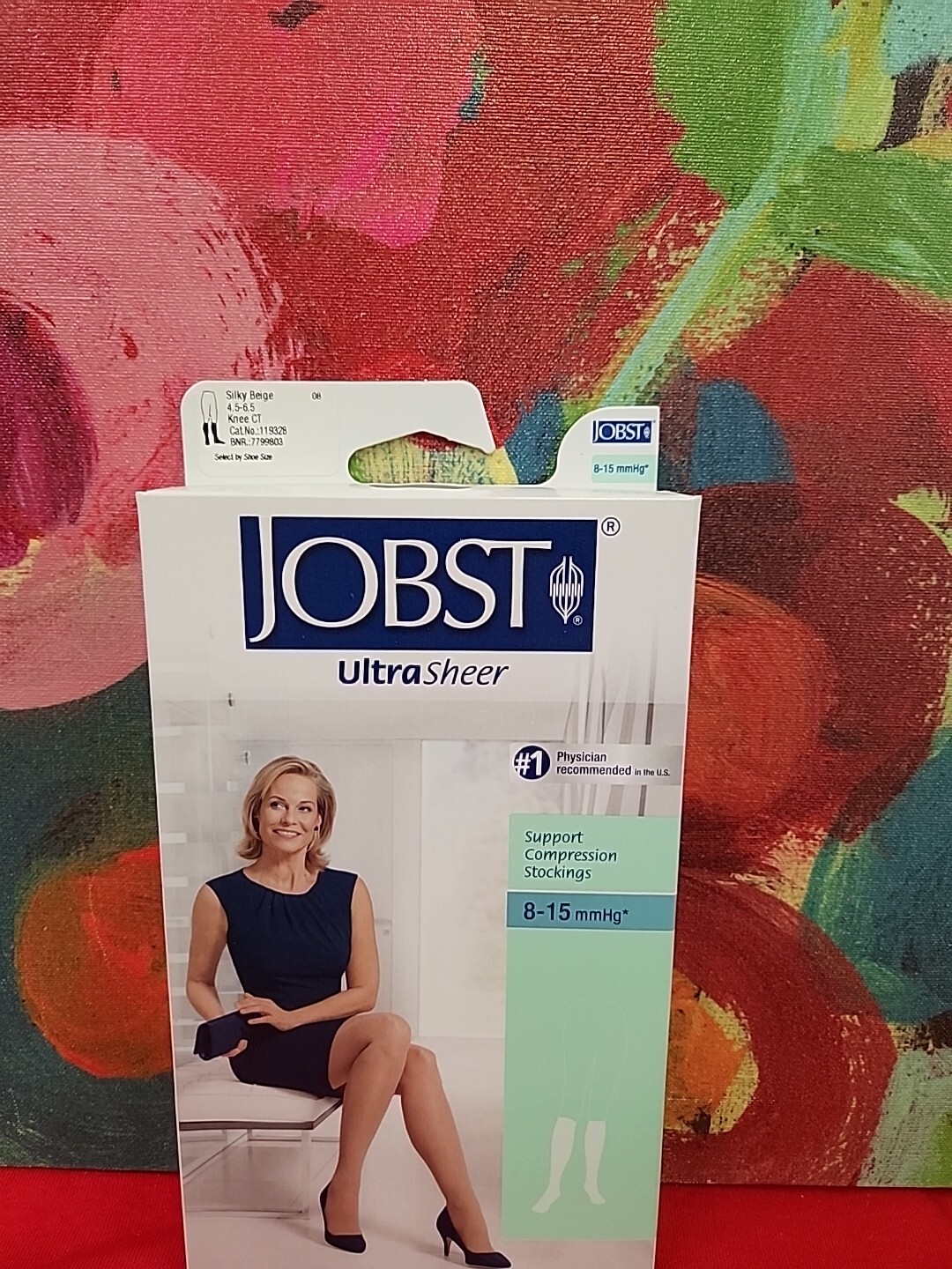 Jobst UltraSheer Knee High CT 8-15mmHg Silky Beige Size 4.5-6.5 New In Box
