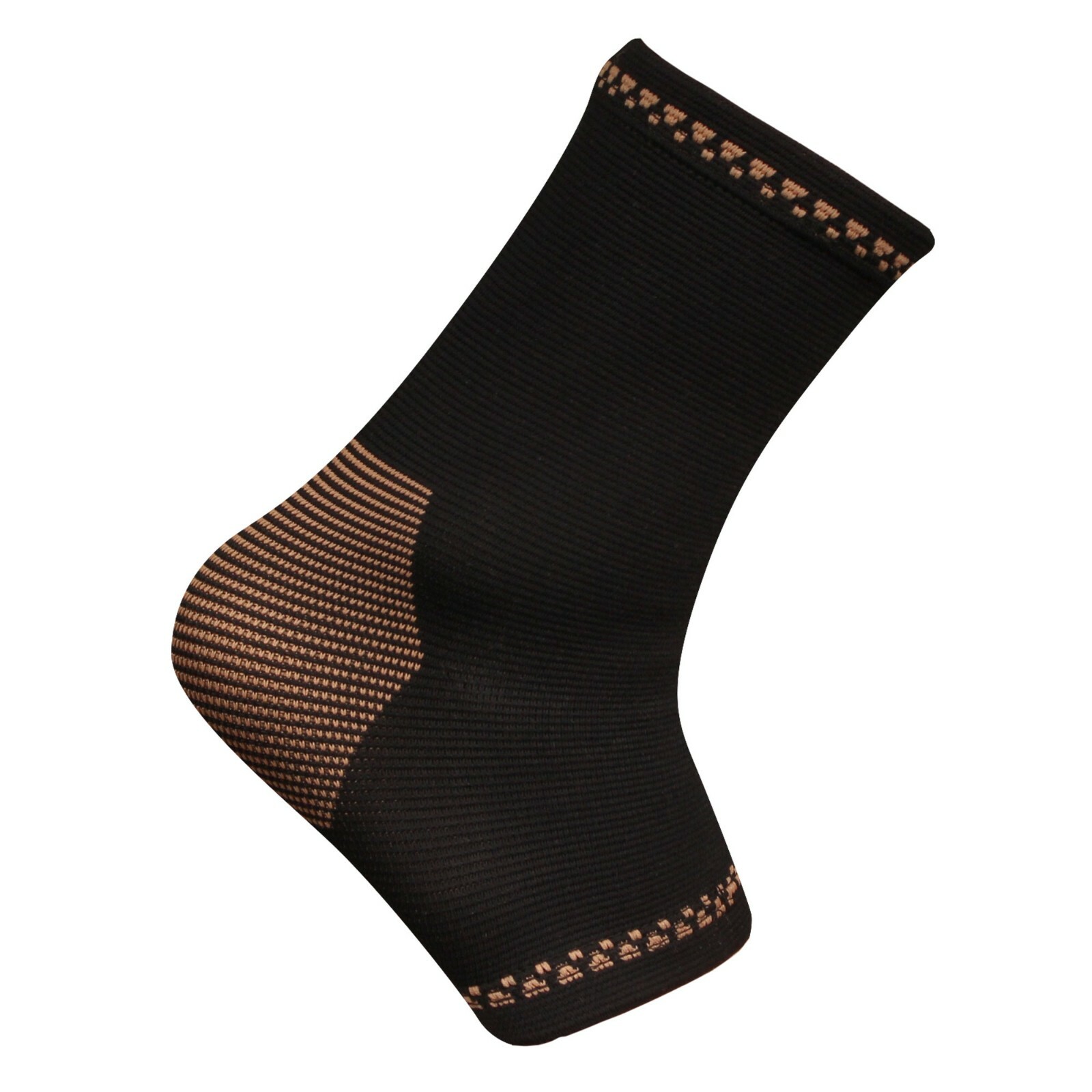 Copper D – Copper Compression Ankle Brace – Rayon Charcoal and Copper Infused
