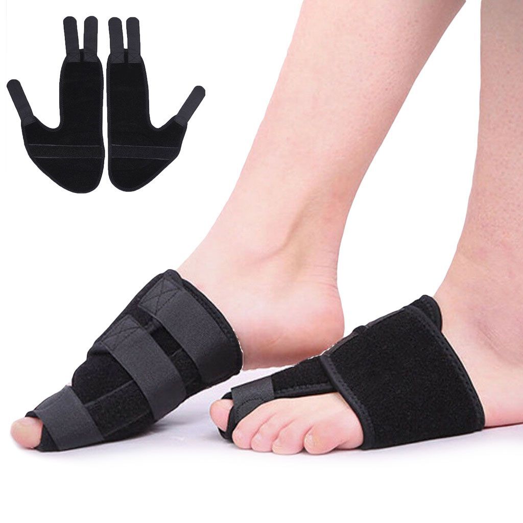 1 Pair Big Toe Separator Straightener Bunion Valgus Splint Corrector Support SML