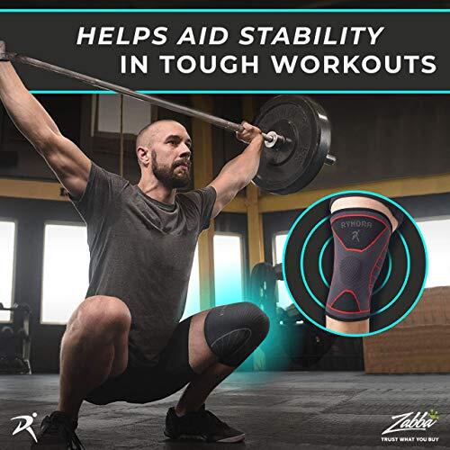 Rodilleras Gym Para El Dolor Levantar Pesas Deportivas Compresion Rodillera, XL: