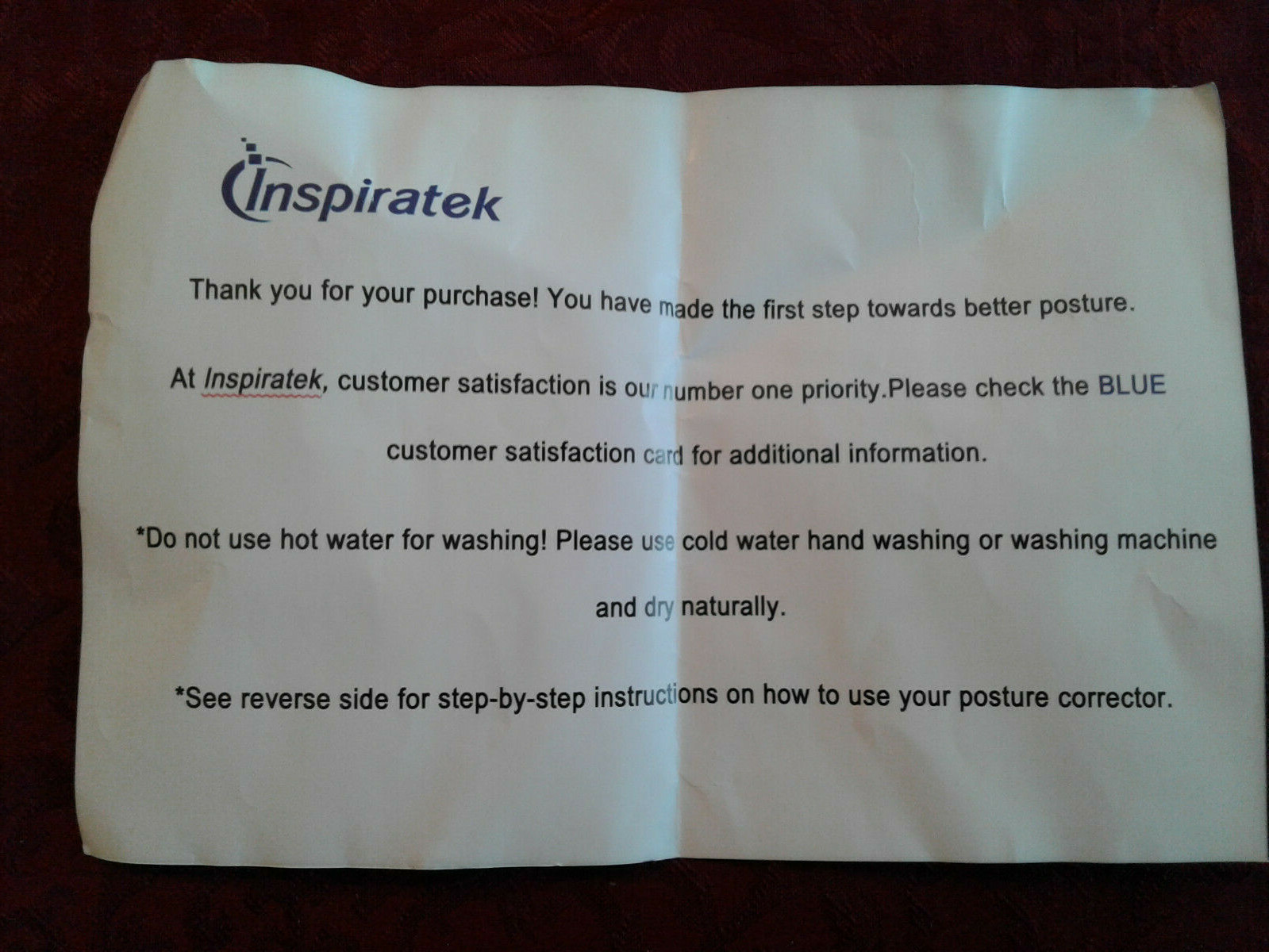 Inspiratek Posture Corrector Device for Men and Women (Universal Size)