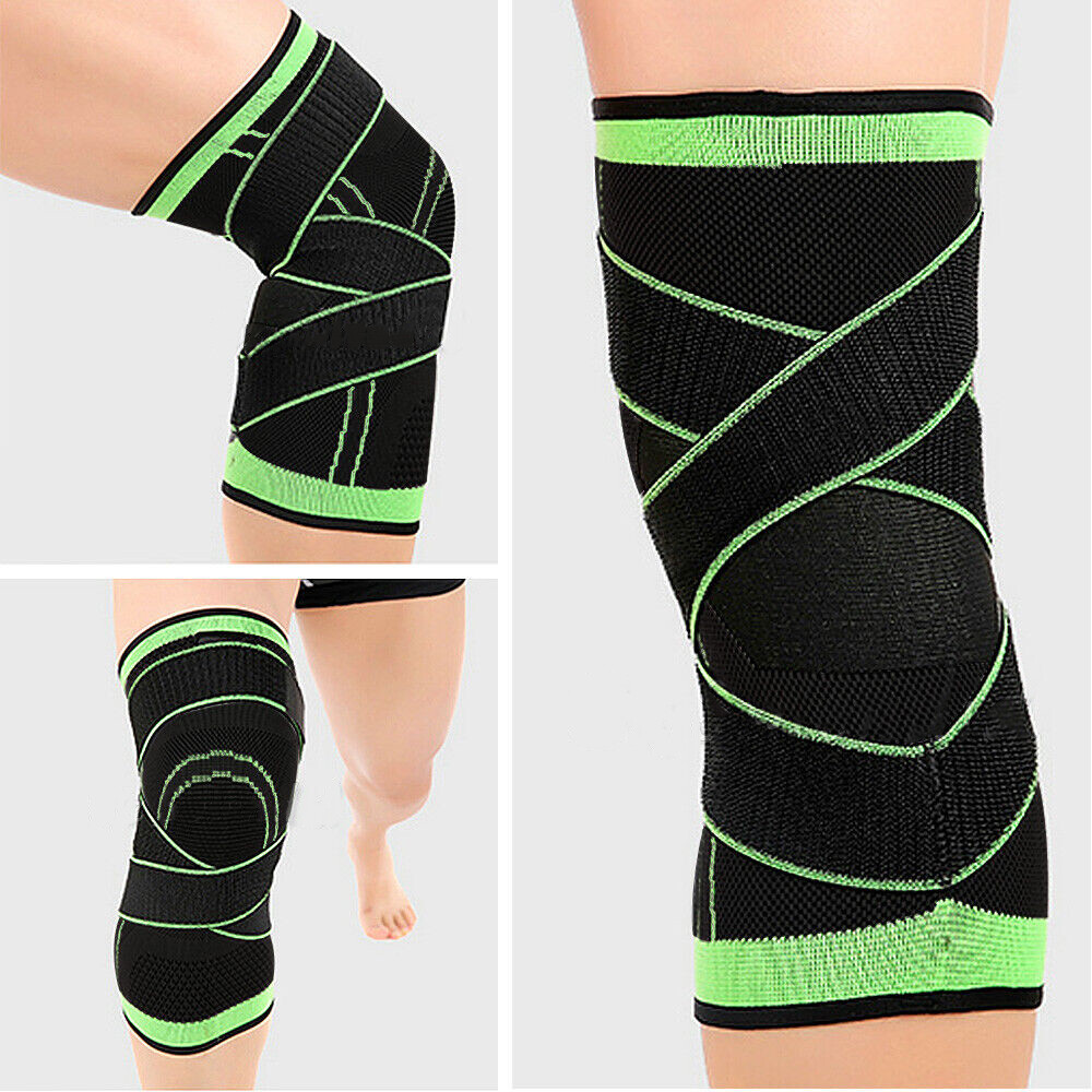 Knee Sleeve Strap Compression Brace Support Joint Pain Arthritis Relief Sports