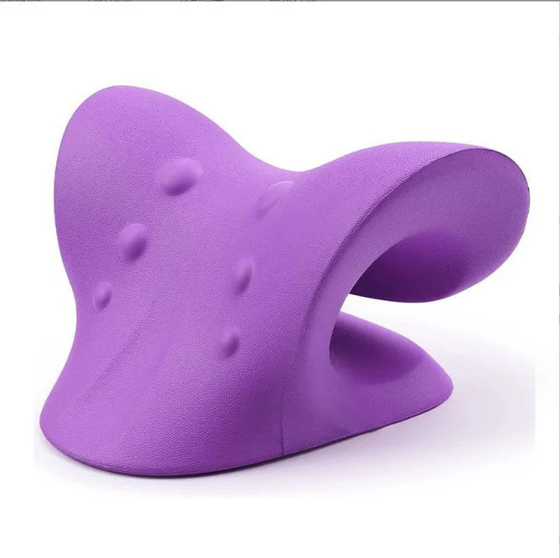 CShaped Pillow Cervical Massage Pillow Neck Correction Traction Support Massage