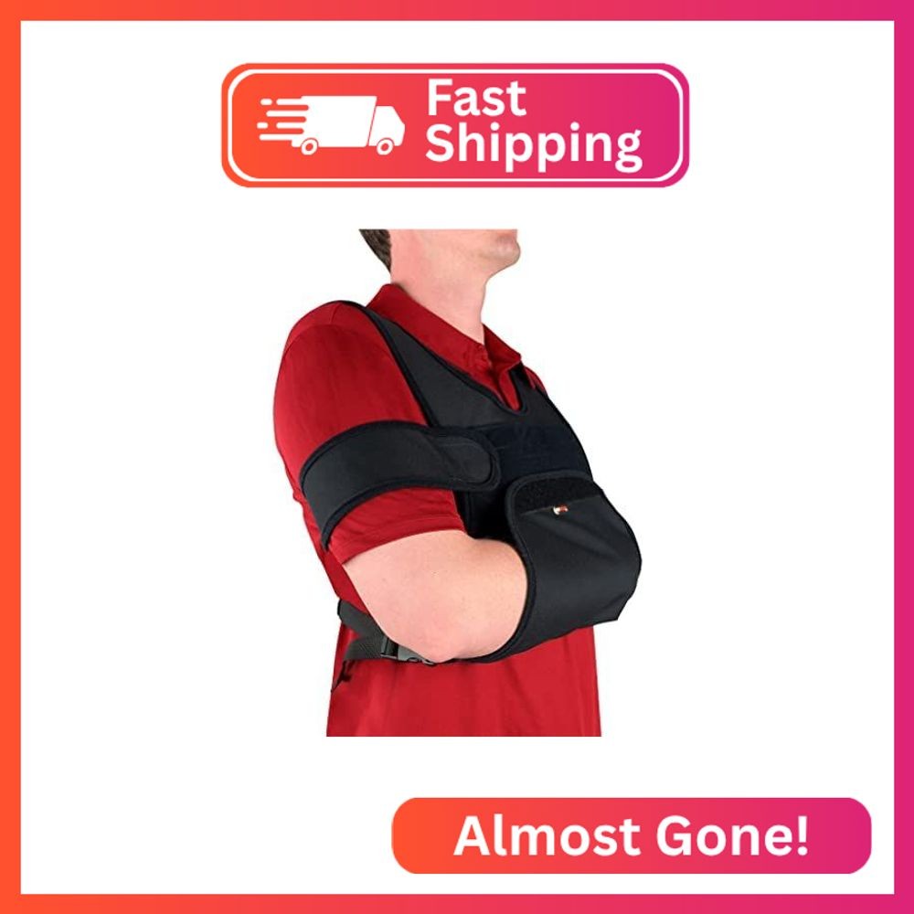Ezy Wrap Vest Shoulder Sling Immobilizer – Over-the-Shoulder Stabilization Sling