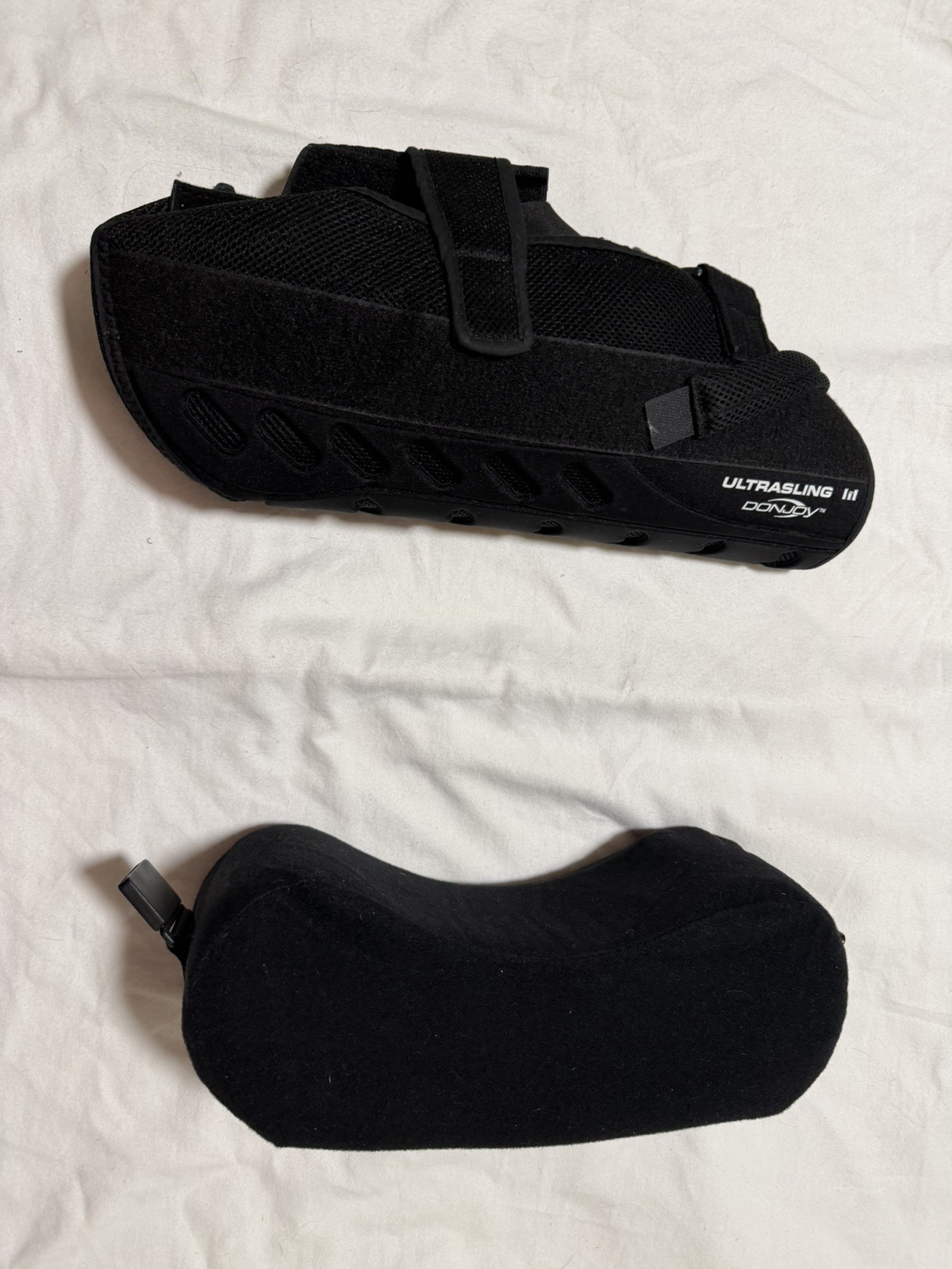 DonJoy UltraSling III Shoulder Support Sling Unisex Adult Large Black No Ball
