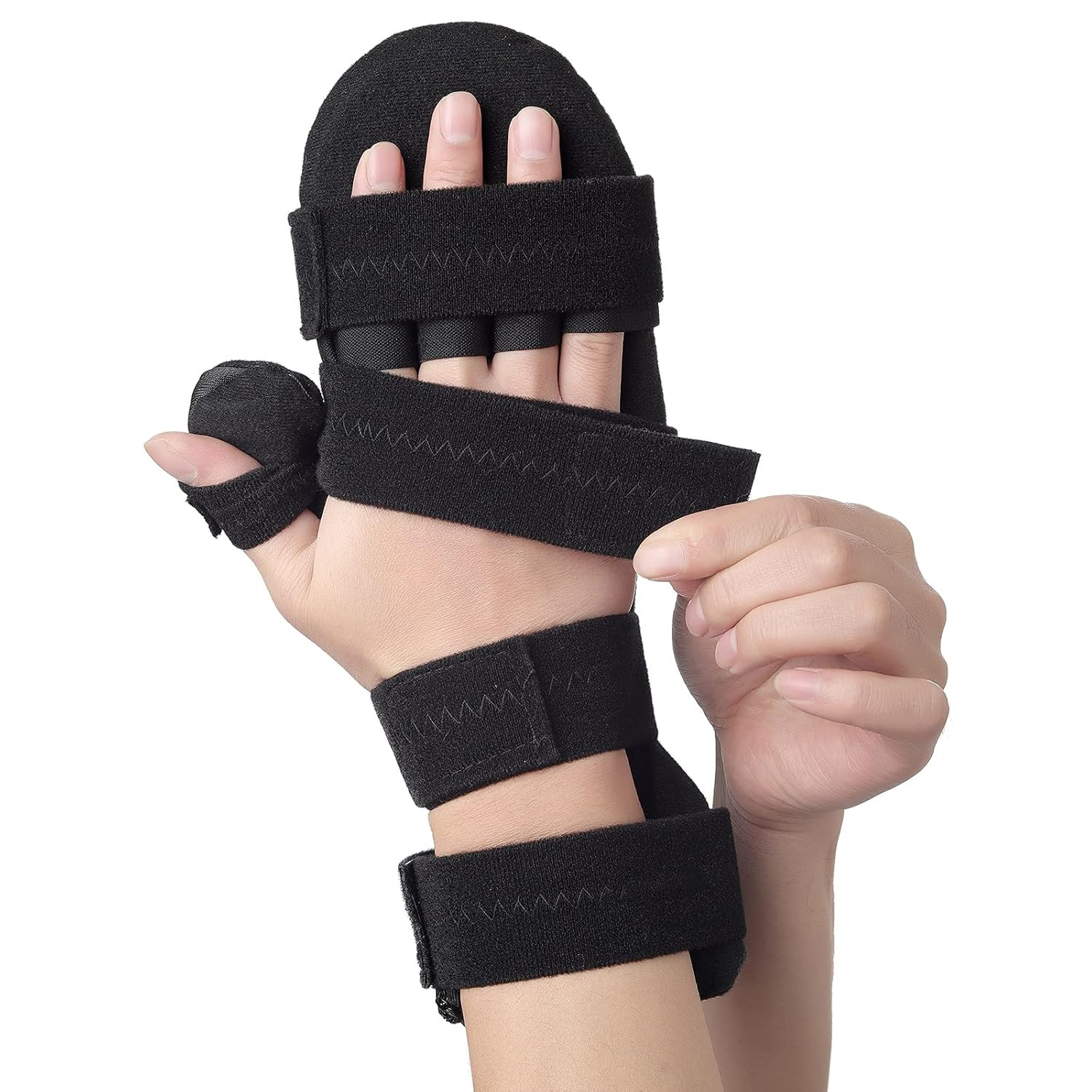 Stroke Hand Splint Wrist Brace Night Immobilizer Finger Stabilizer New