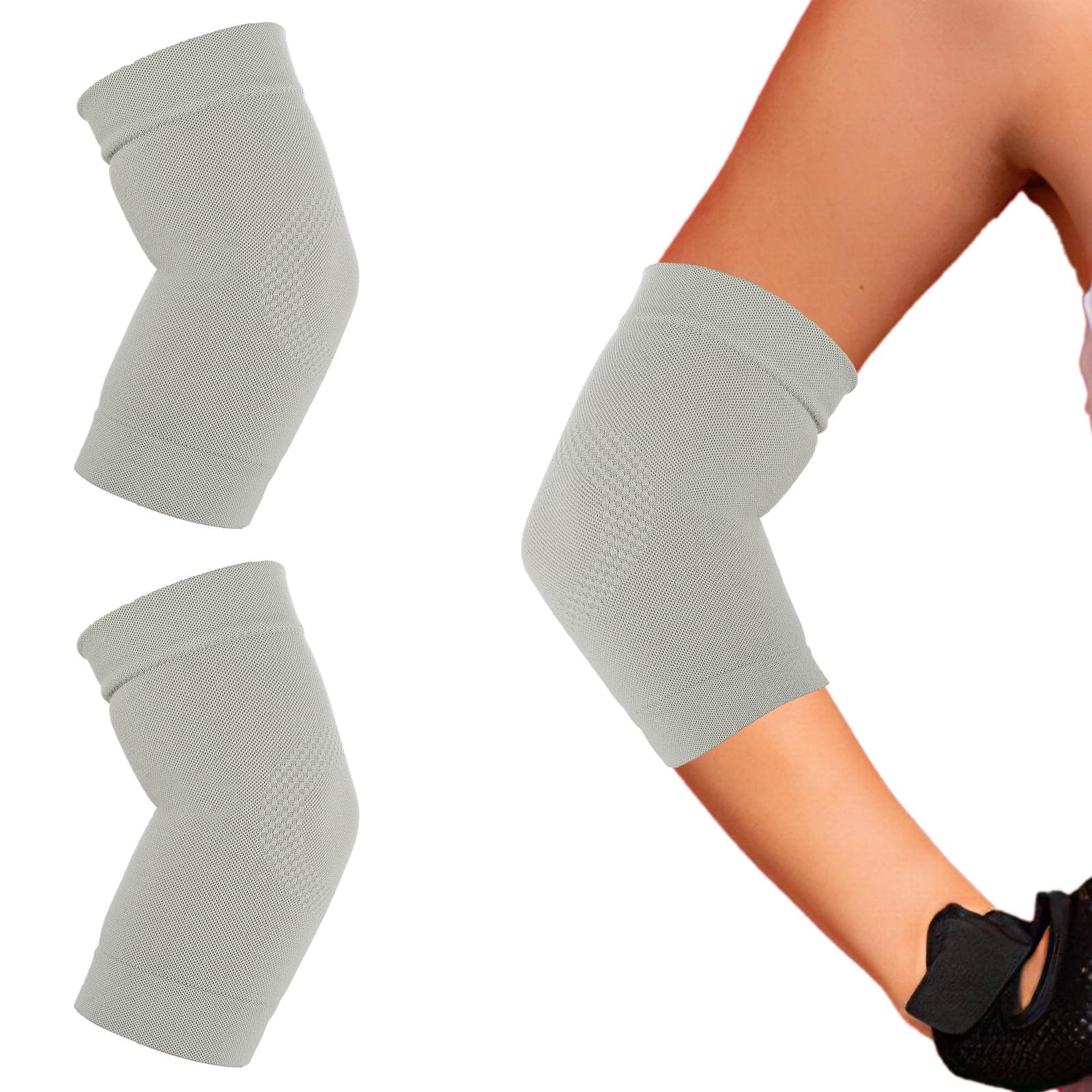 Sibba Elbow Compression Sleeve, 2 Pairs Arm Support Elbow Sleeves, Tennis Elb…