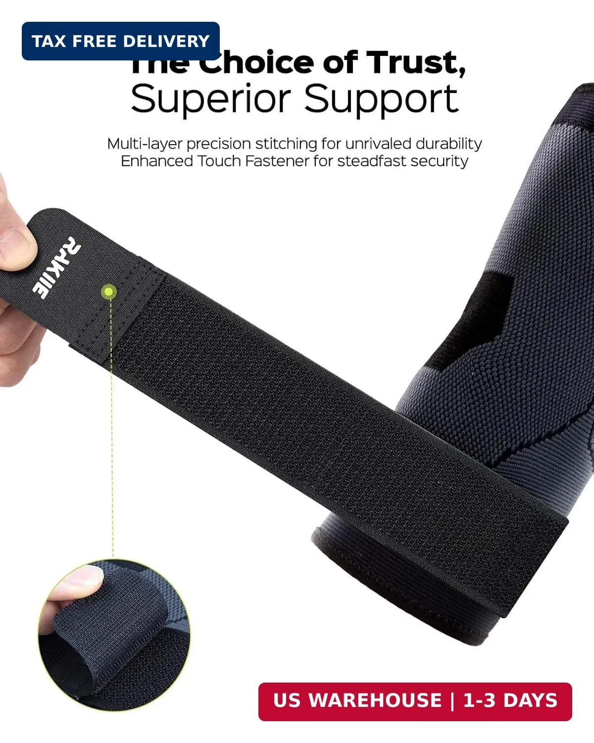 Rakiie Elbow Compression Sleeve 2 Pack, Elbow Brace for Tendonitis and Tennis El