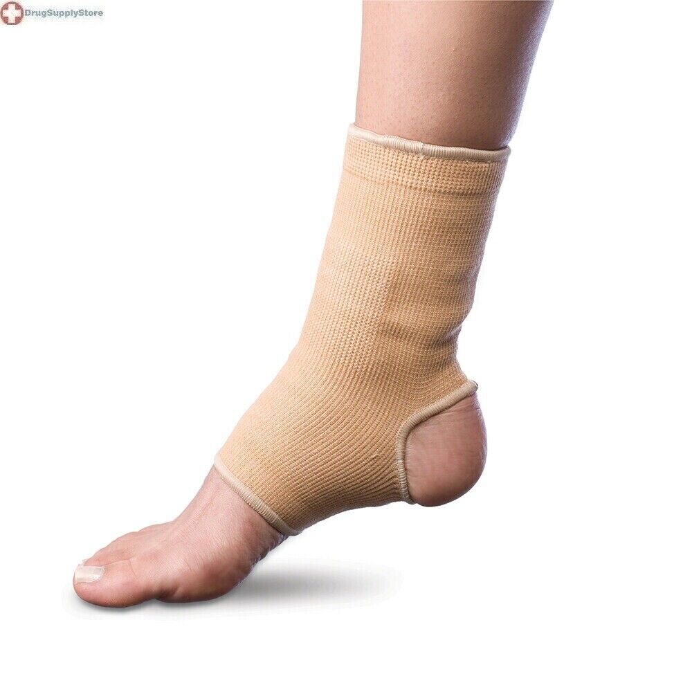 Body Sport Slip On Ankle Compression, Open Toe, Open Heel, XL (10″ – 12″ A