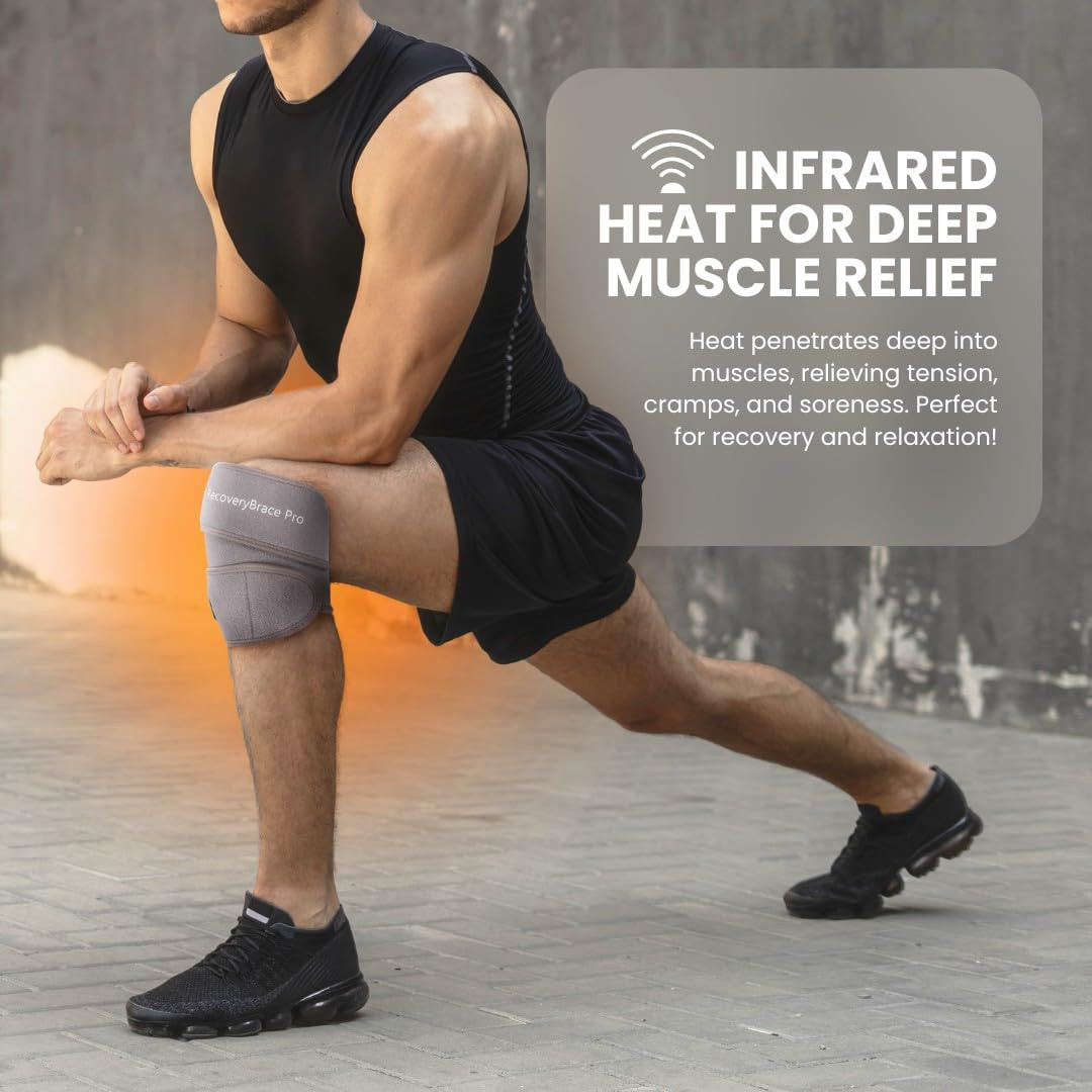 RecoveryBrace PRO – Wireless Infrared Heating Pad for Pain Relief & Recovery