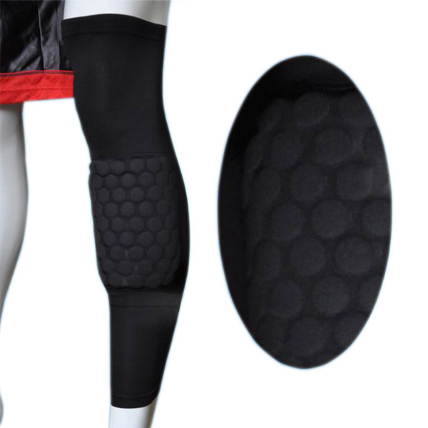 2X Kids Adult Sport Skate Basketball Honeycomb Pad Crashproof Knee Leg Sleeve