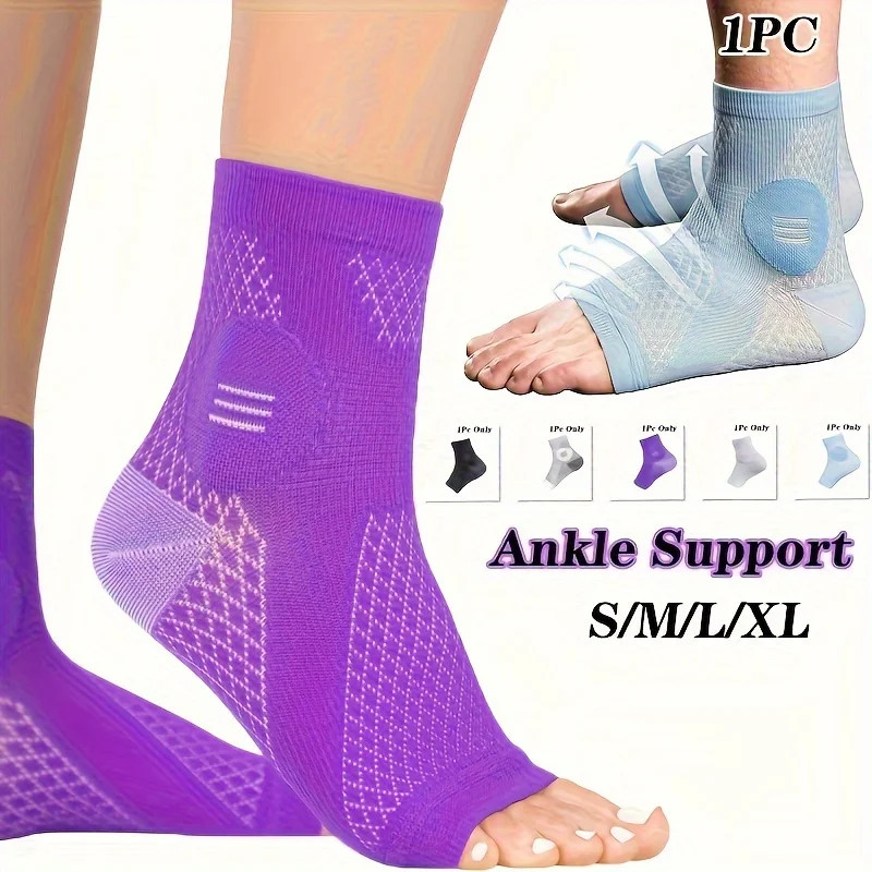 1Pc Knitted Breathable Ankle Support Brace, Best Ankle Compression Support Brace