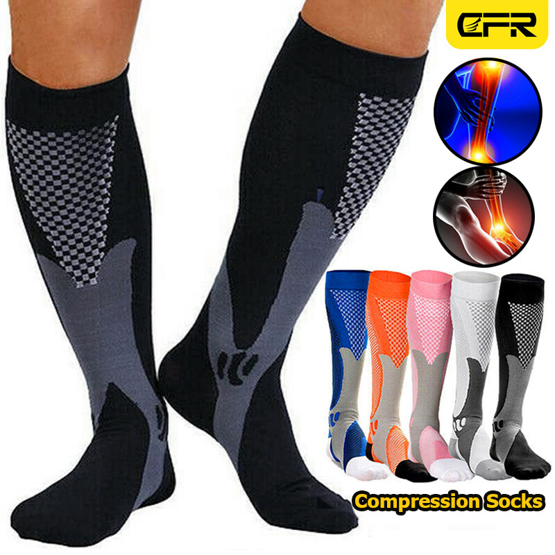 Compression Socks Stockings 15-20 mmHg Medical Knee High Mens and Women’s S-2XL