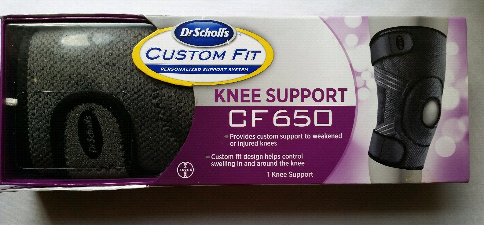 New Dr Scholls Custom Fit Knee Support CF 650