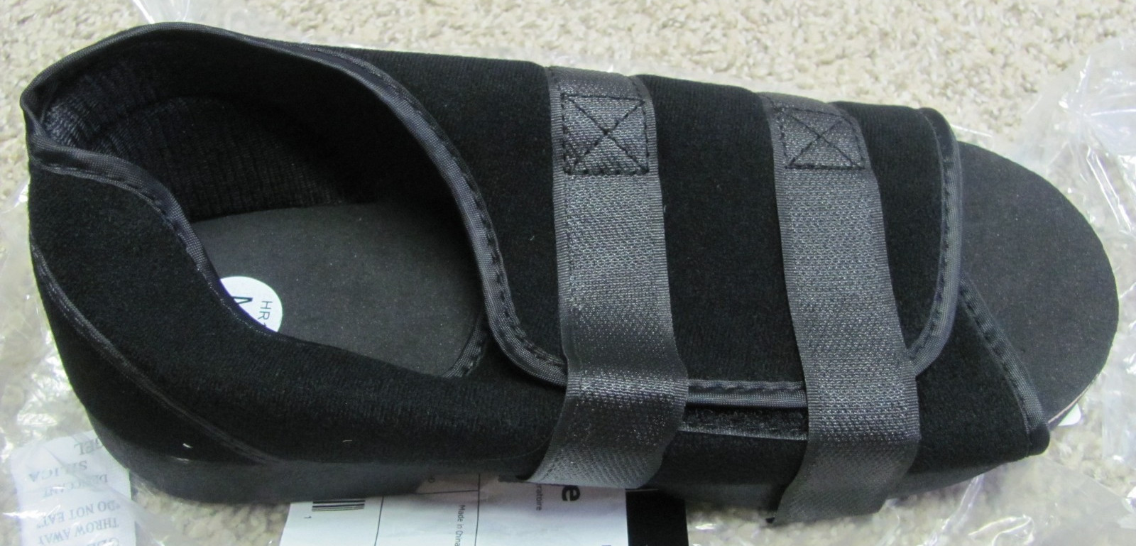 Health Design Soft Touch Post-Op Shoe – Men’s Small (New)