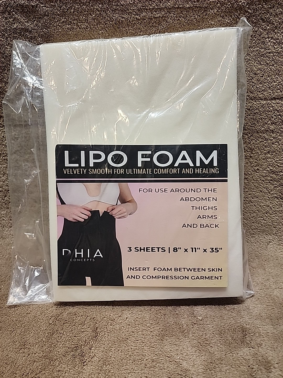 DHIA Concepts Lipo Foam 8″ x 11″ ~ 3 Sheets Premium Lipo Foam Sheets