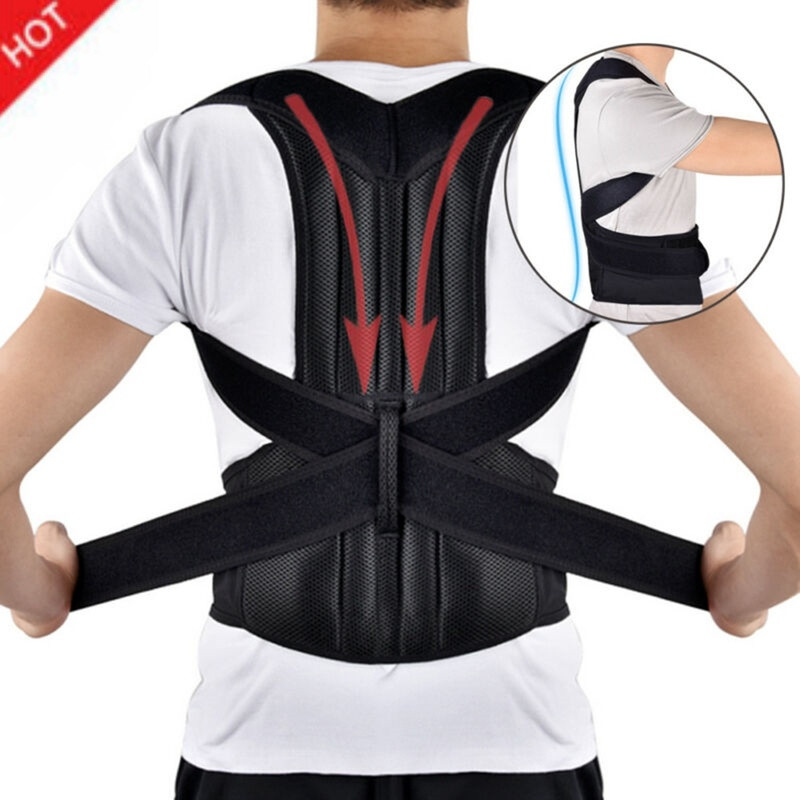 Corrector de postura de escoliosis médica, soporte para la espalda