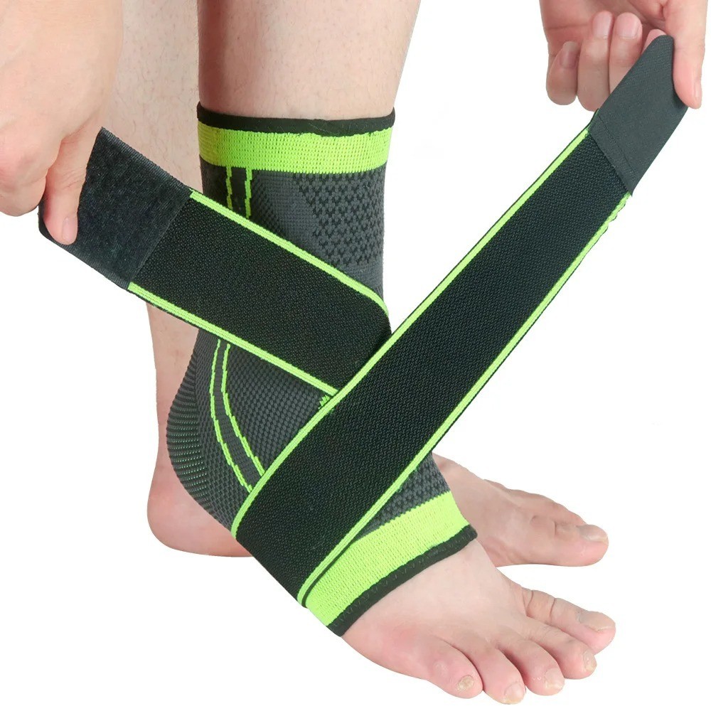 Compression Ankle Support Wrap Adjustable Sports Protector for Men & Women