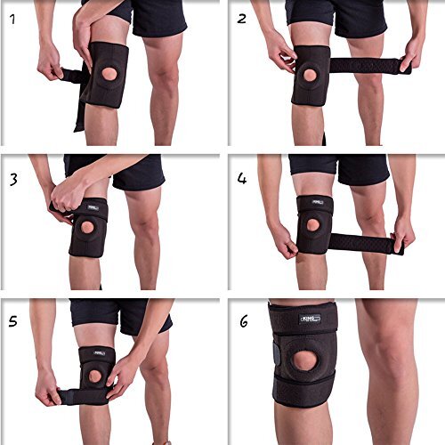 Patella Knee Brace for Arthritis Pain and Support with Side Stabilizers for M…