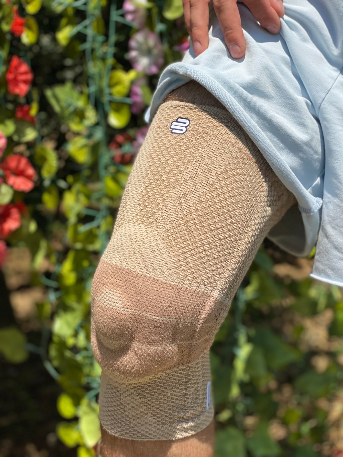 Bauerfeind GenuTrain Size 5 Knee Joint Brace Patella Support Sleeve ACL