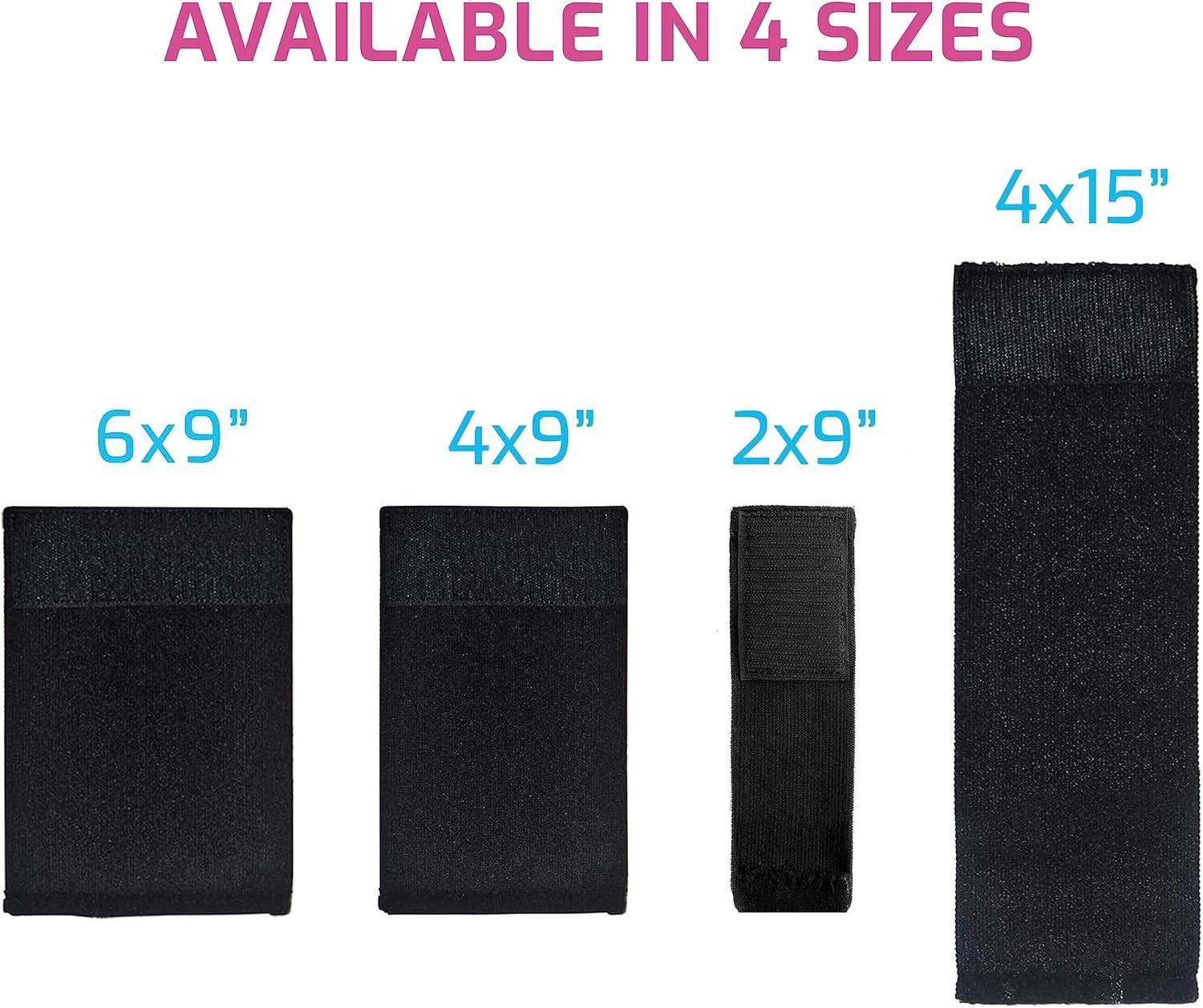 Lightweight 2×9 Inch Hook and Loop Extension for Sports and Medical Gear