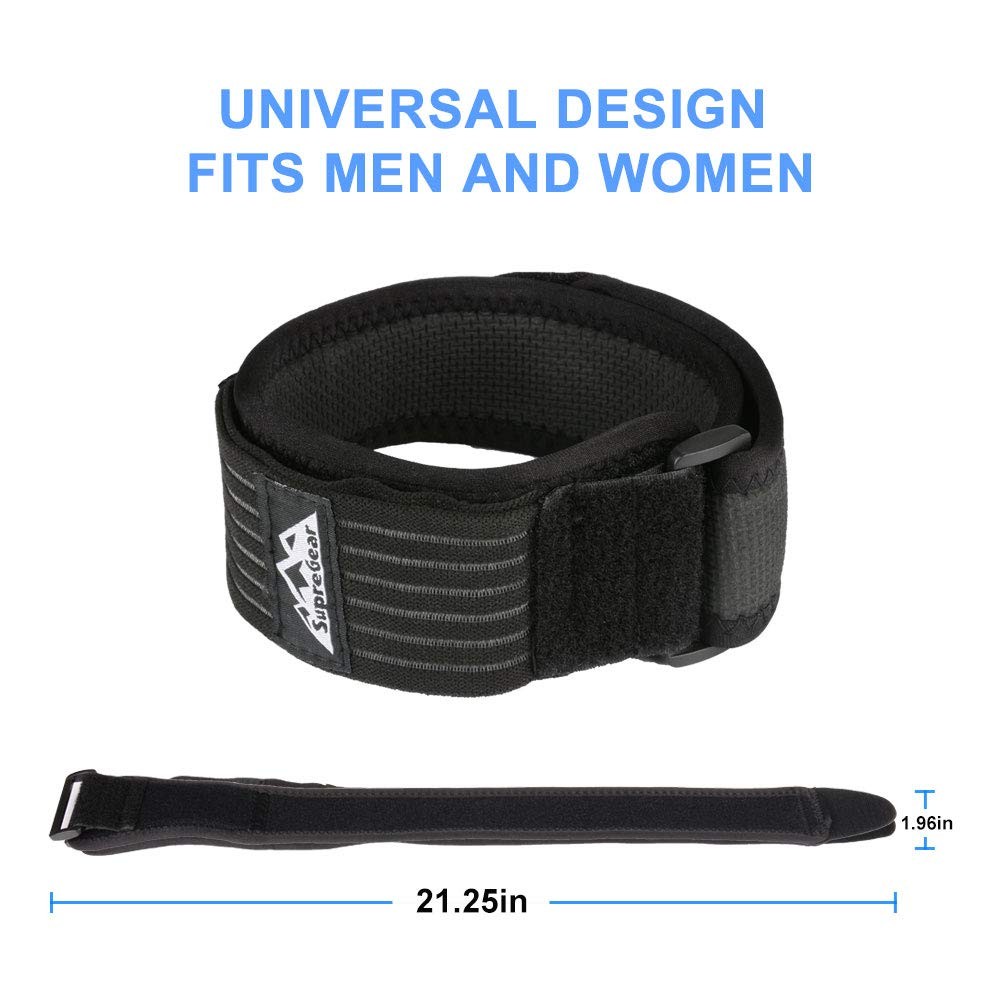 IT Band Strap, Adjustable Iliotibial Band – Knee, Thigh, Hip & ITB Syndrome S…