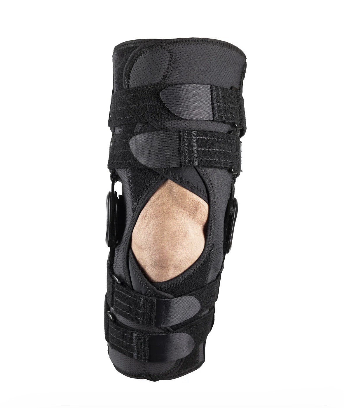 Breg CrossRunner Large Soft Wraparound Knee Brace with Straps Adjustable Support