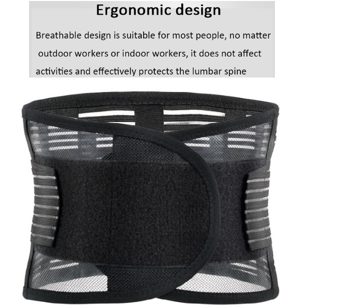 High Quality Adjustable Back waist Support lumbar belt for back pain relief