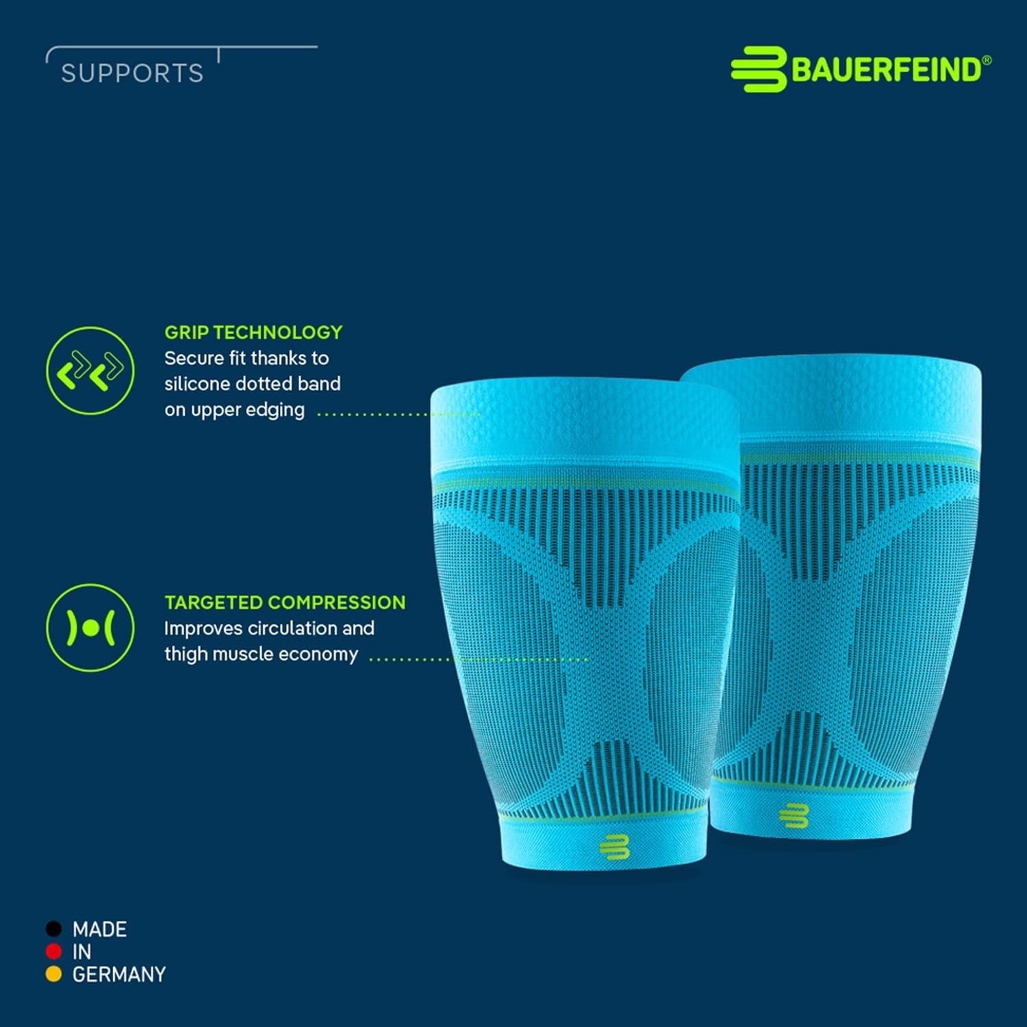 Microfiber Sports Leg Sleeves – Achieve Superior Muscle Support & Recovery