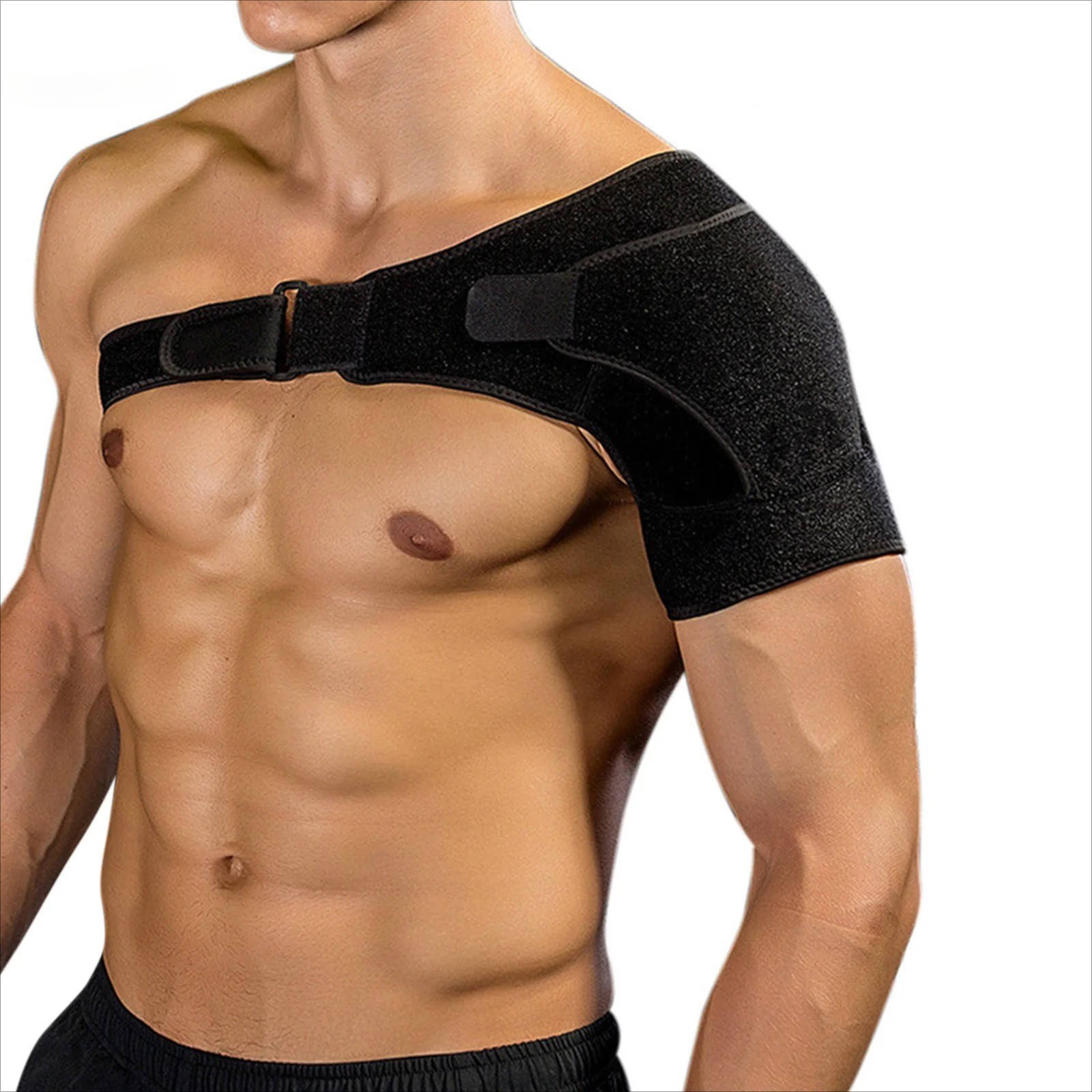 Support Brace for Torn Rotator Adjustable Shoulder Belt Wrap Compression Sleeves