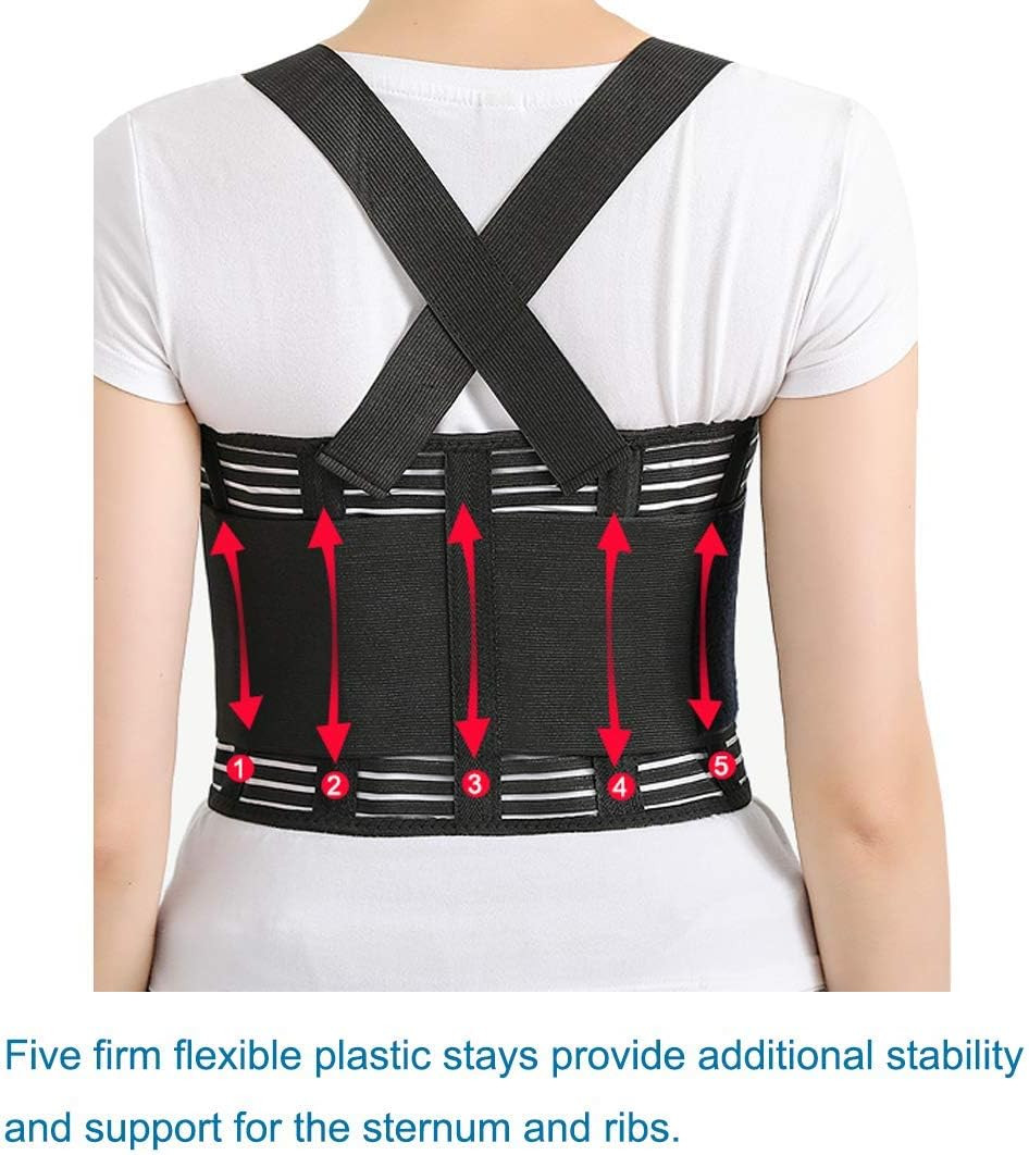 Rib and Chest Support Brace, Broken Rib Brace, Breathable Rib Belt for S