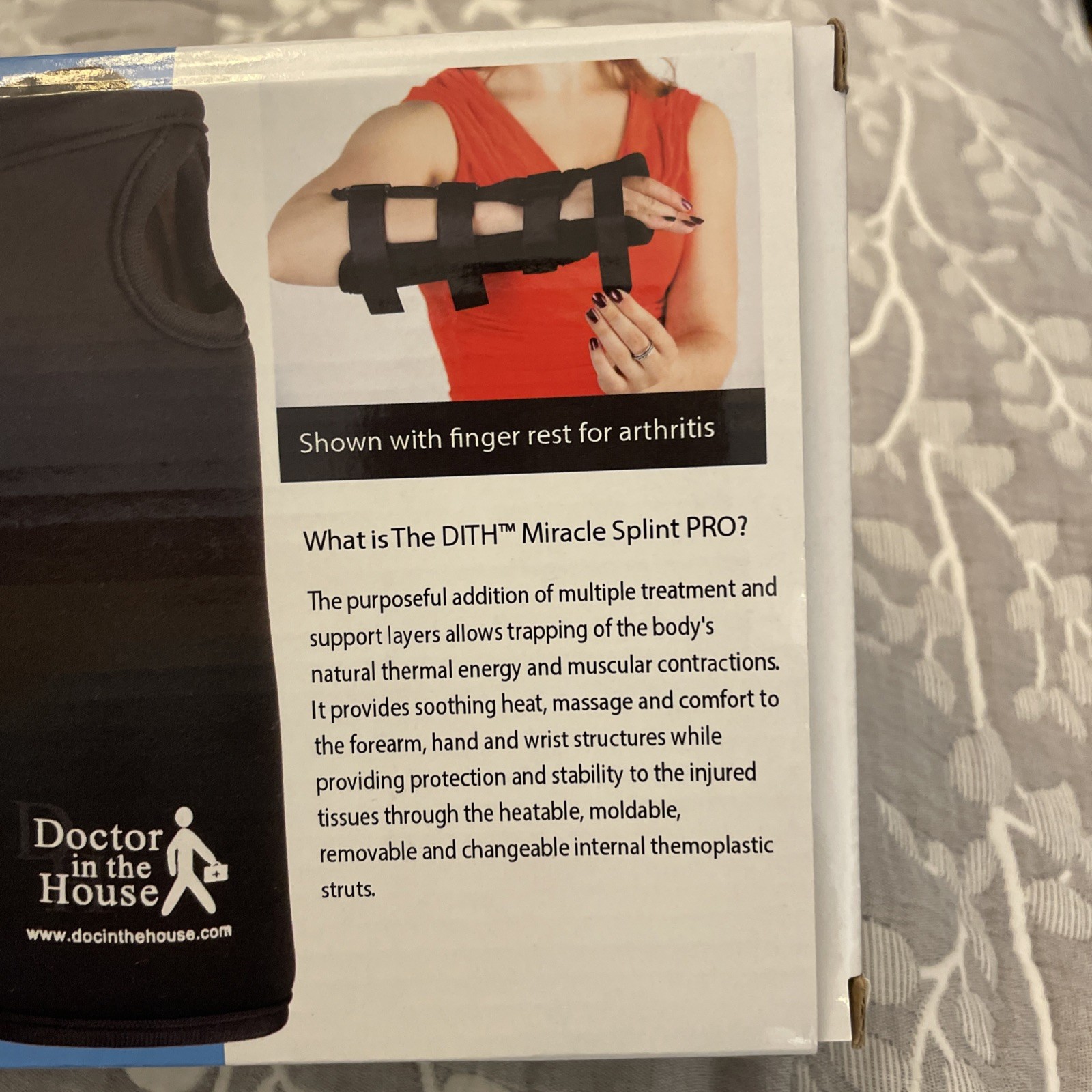 NEW Doctor In The House, DITH Miracle Splint Pro Carpal Tunnel RIGHT Hand