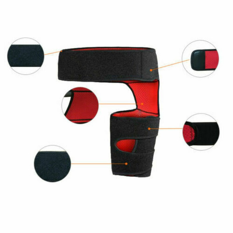 Compression Strap Hip Brace Sciatica Groin Pain Relief Thigh Support Wrap Unisex