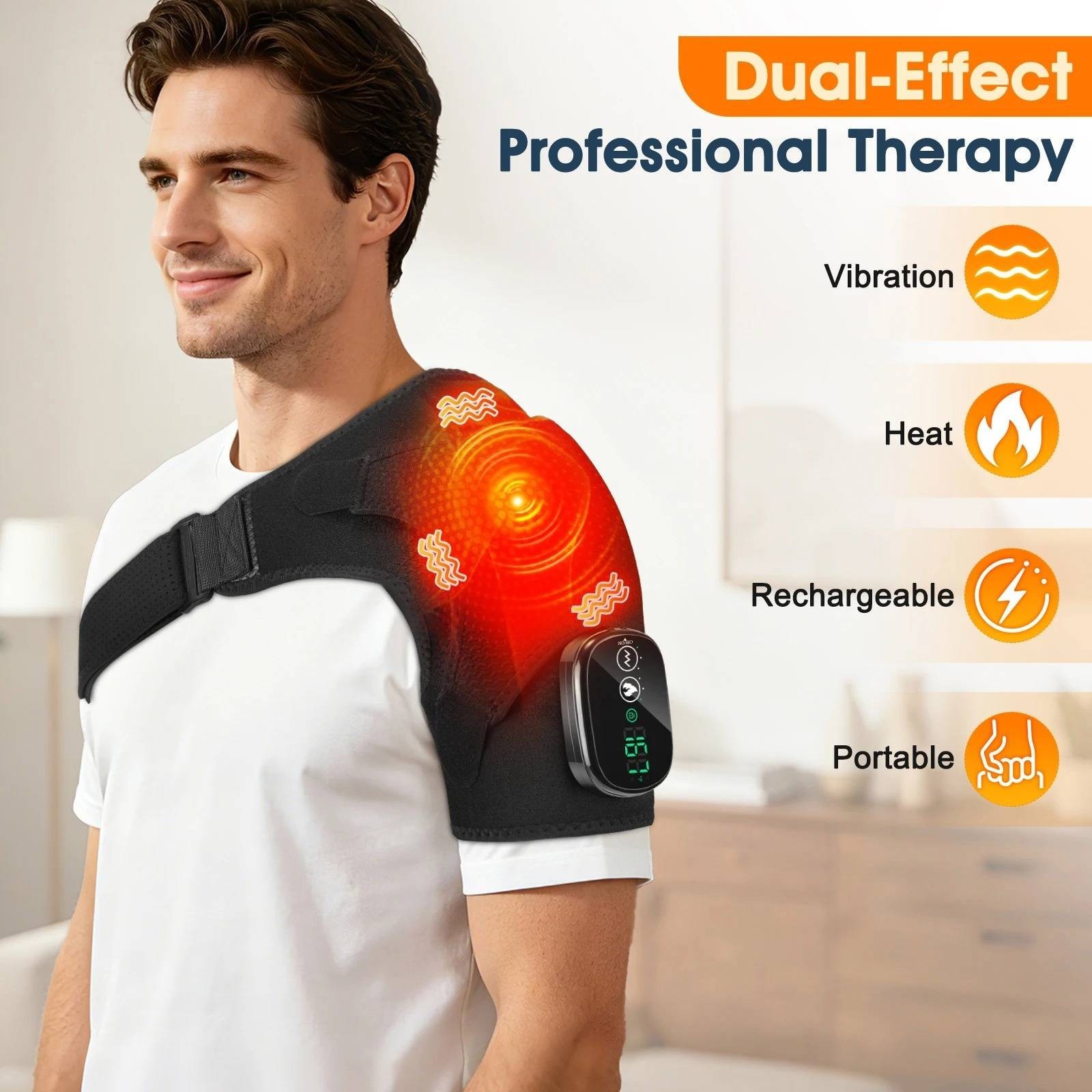 Back Shoulder Belt Brace Relax Shoulder Neck Muscle Massagers Health Care