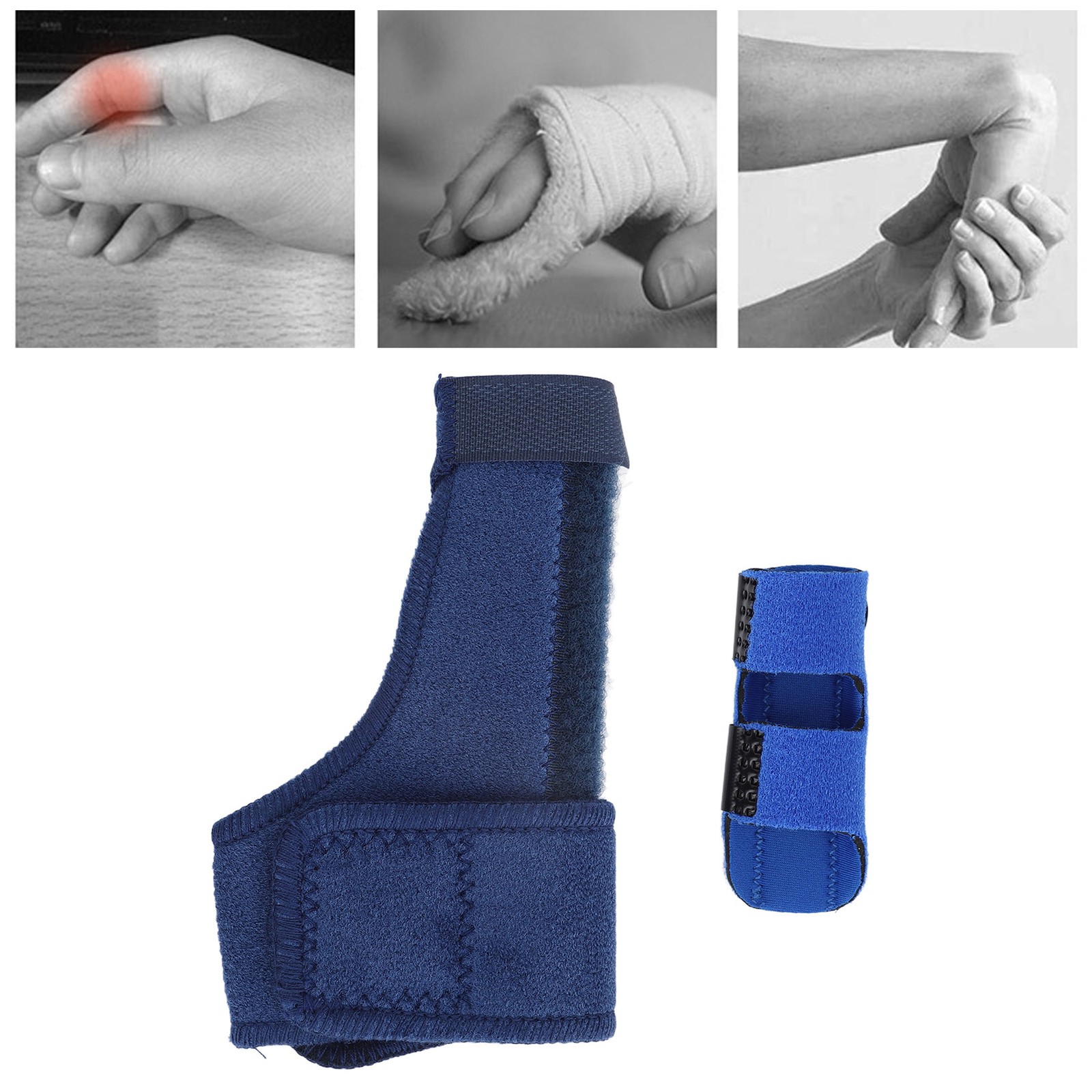 1 Thumb Splint Brace Comfortable Support For Arthritis Relief Blue