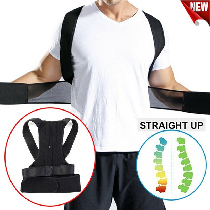 Unisex ​Adjustable Posture Corrector Back Shoulder Support Brace Belt Men Women​
