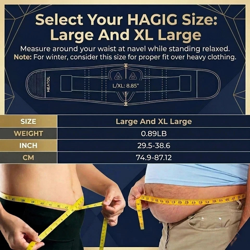 Adjustable Lower Back Support Belt Lumbar Waist Brace for Men & Women