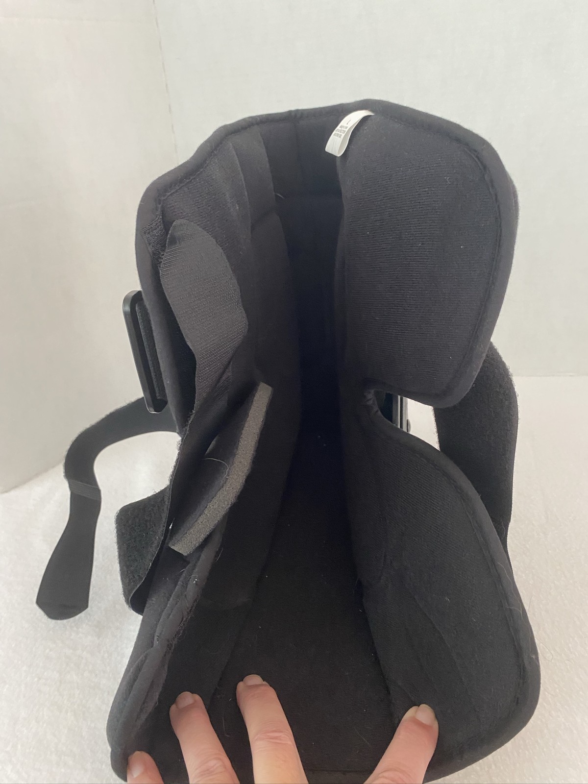 Orthopedic Walking Boot L Black Inflatable Air Bladder Adjustable Straps