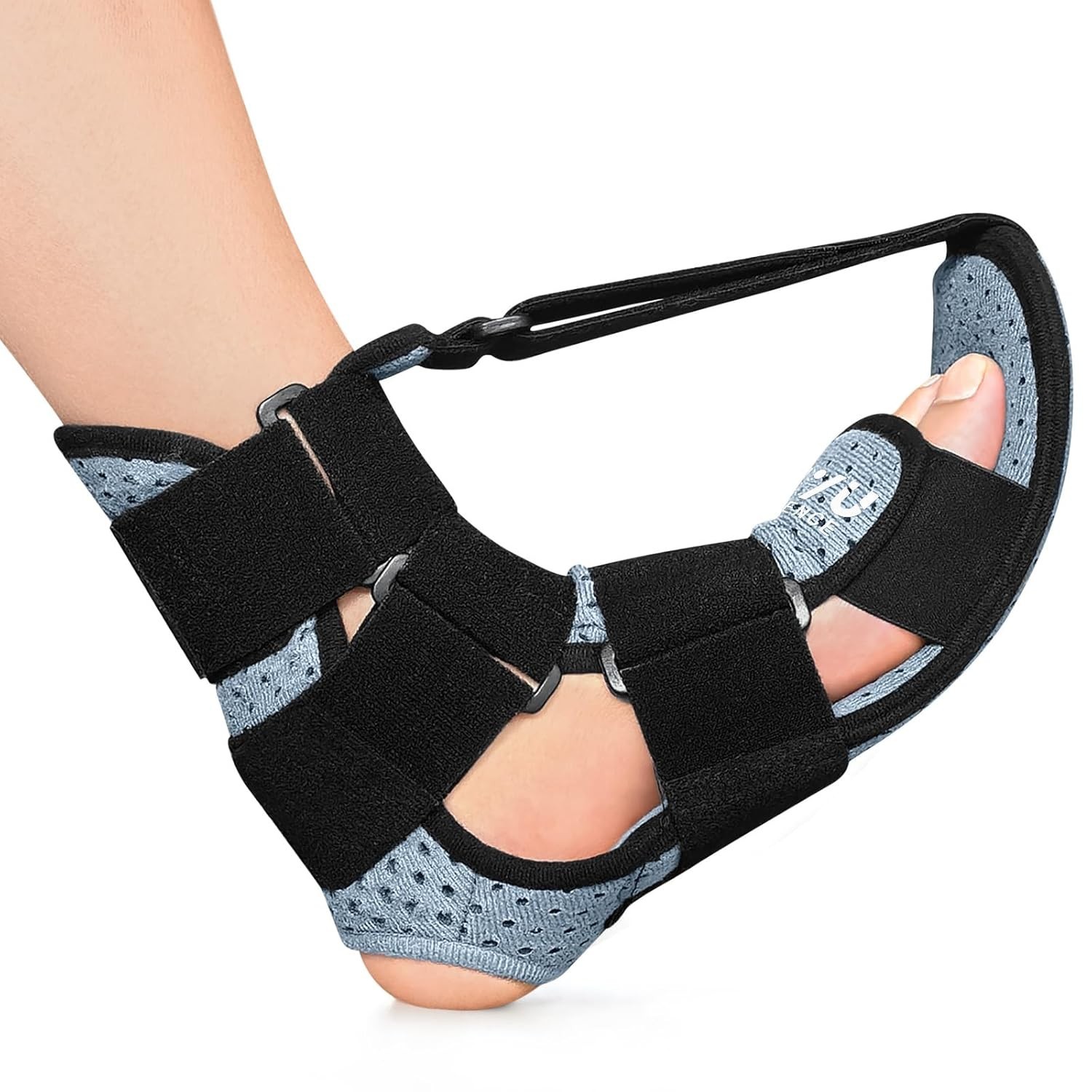 Adjustable Night Splint for Plantar Fasciitis Relief – Unisex Foot Brace, Large