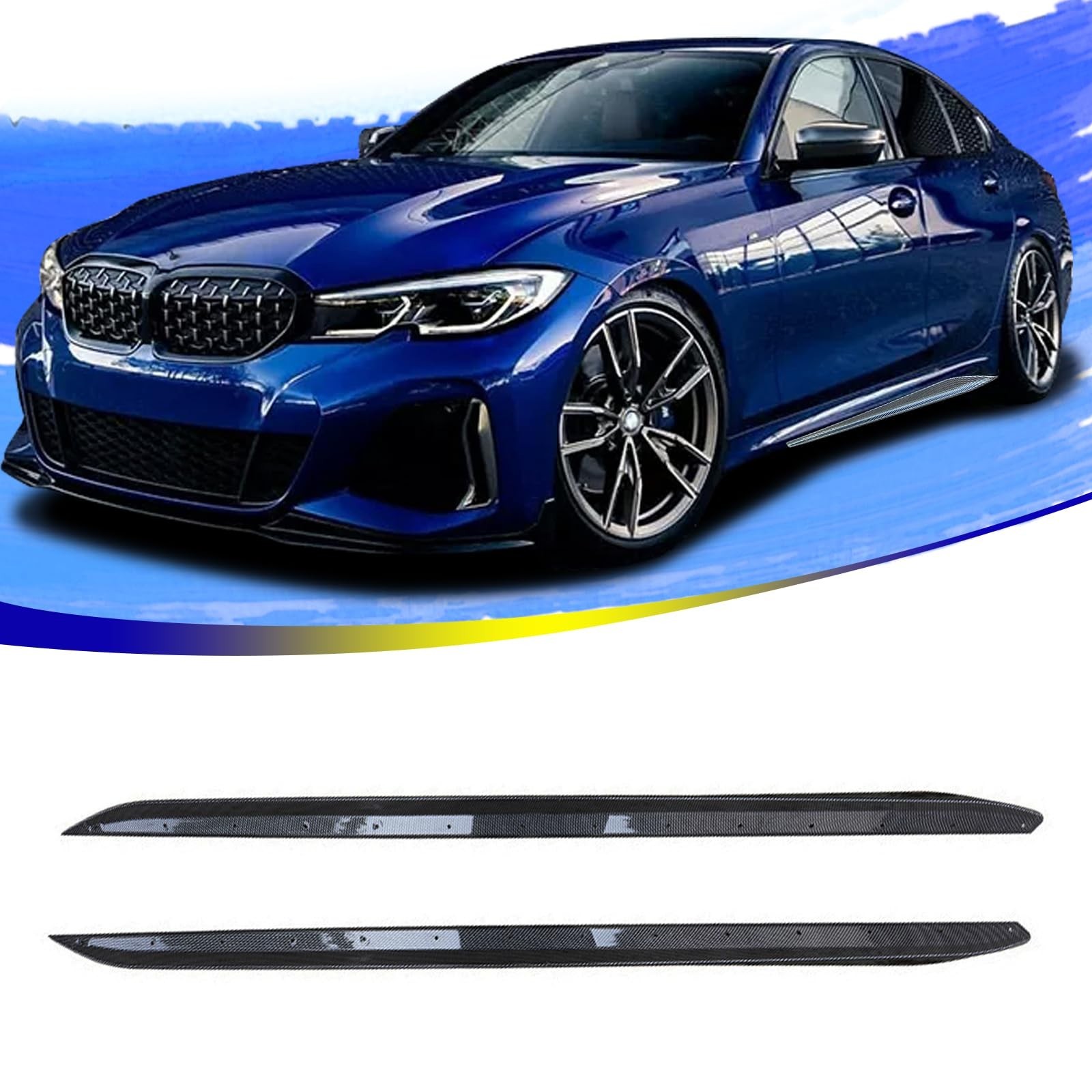 G20 Side Skirts Fits for 2019-2026 3 Series G20 330i 330e M340i & xDrive Mode…