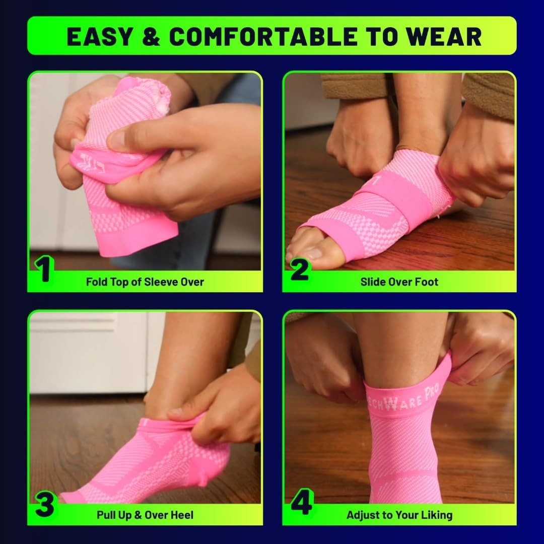 Compression Ankle Brace for Sprains, Achilles Tendonitis and Plantar Fasciitis