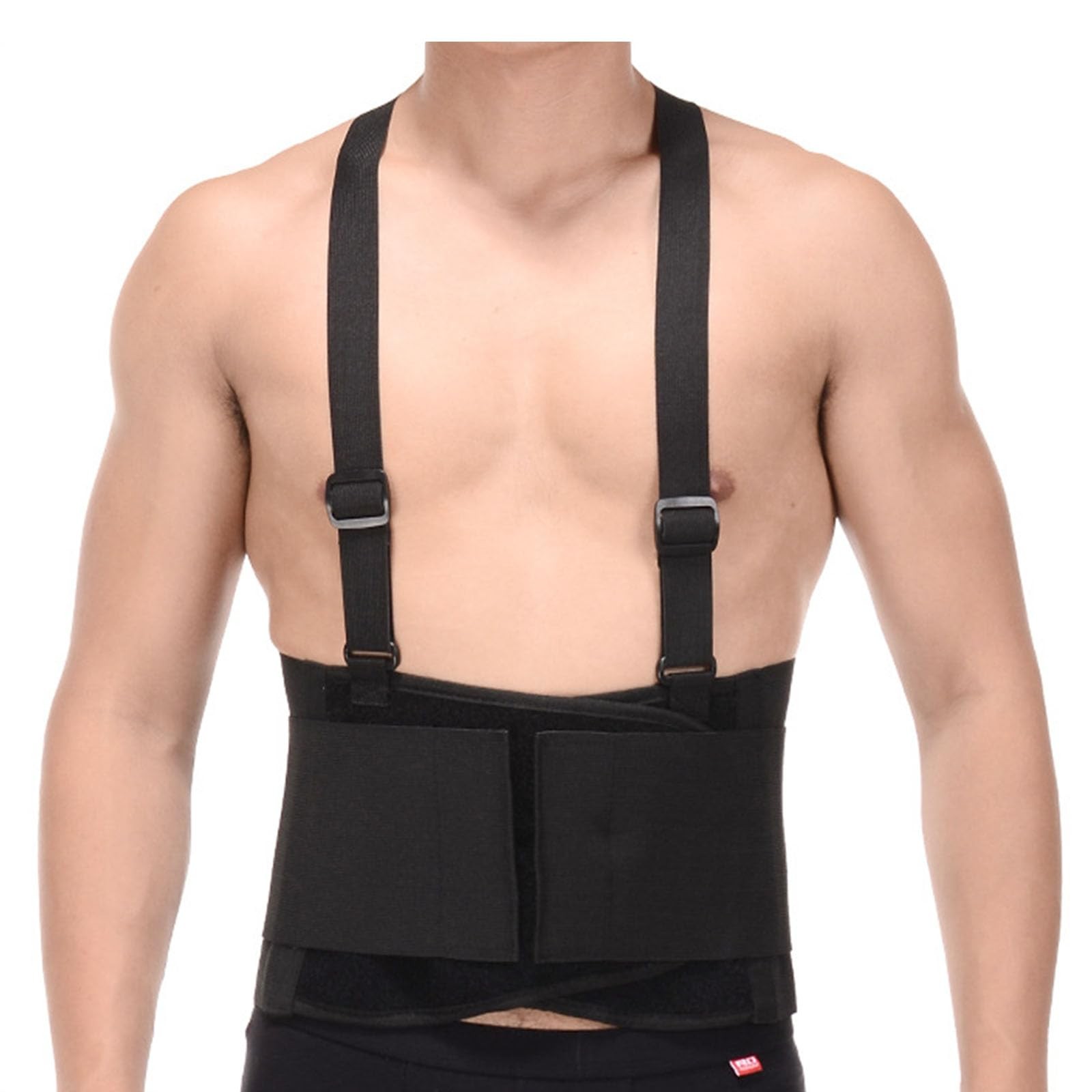 GELAIMAR Working Lumbar Lower Back Brace Support Belt – Black, 2XL