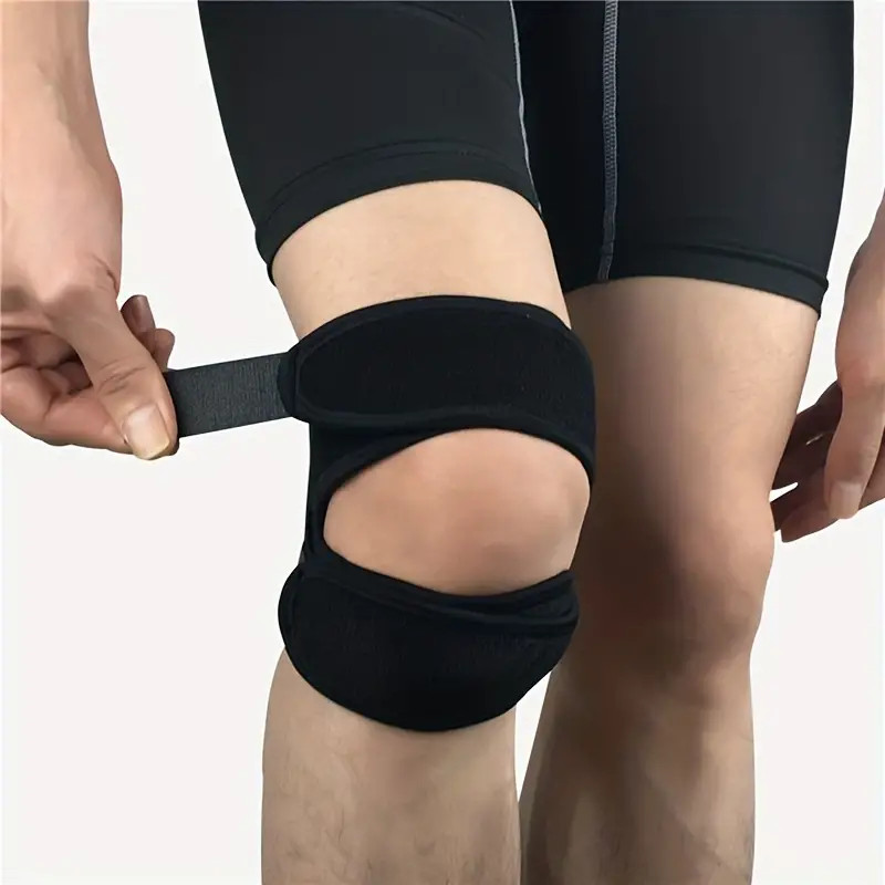 1- Sports Knee Support Patella Belt, Elastic Bandage Tape, Sport Strap Knee Pad