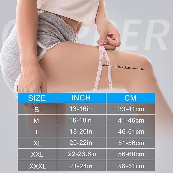 Rodilleras de cobre para mujeres y hombres (paquete de 2) NUEVO X-Large