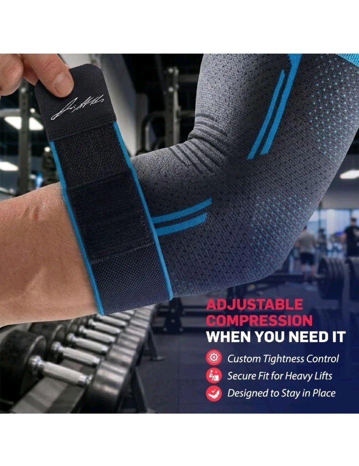 NIP Dr. Arthritis MEDIUM Compression Sleeve Elbow Brace Adjustable Tendonitis