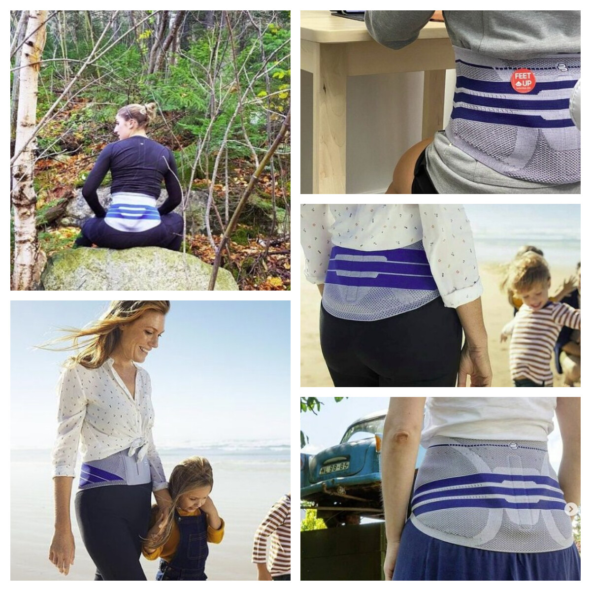 Bauerfeind LumboTrain Lady Vertebral Column Stabilize Spine Back Support Size 6